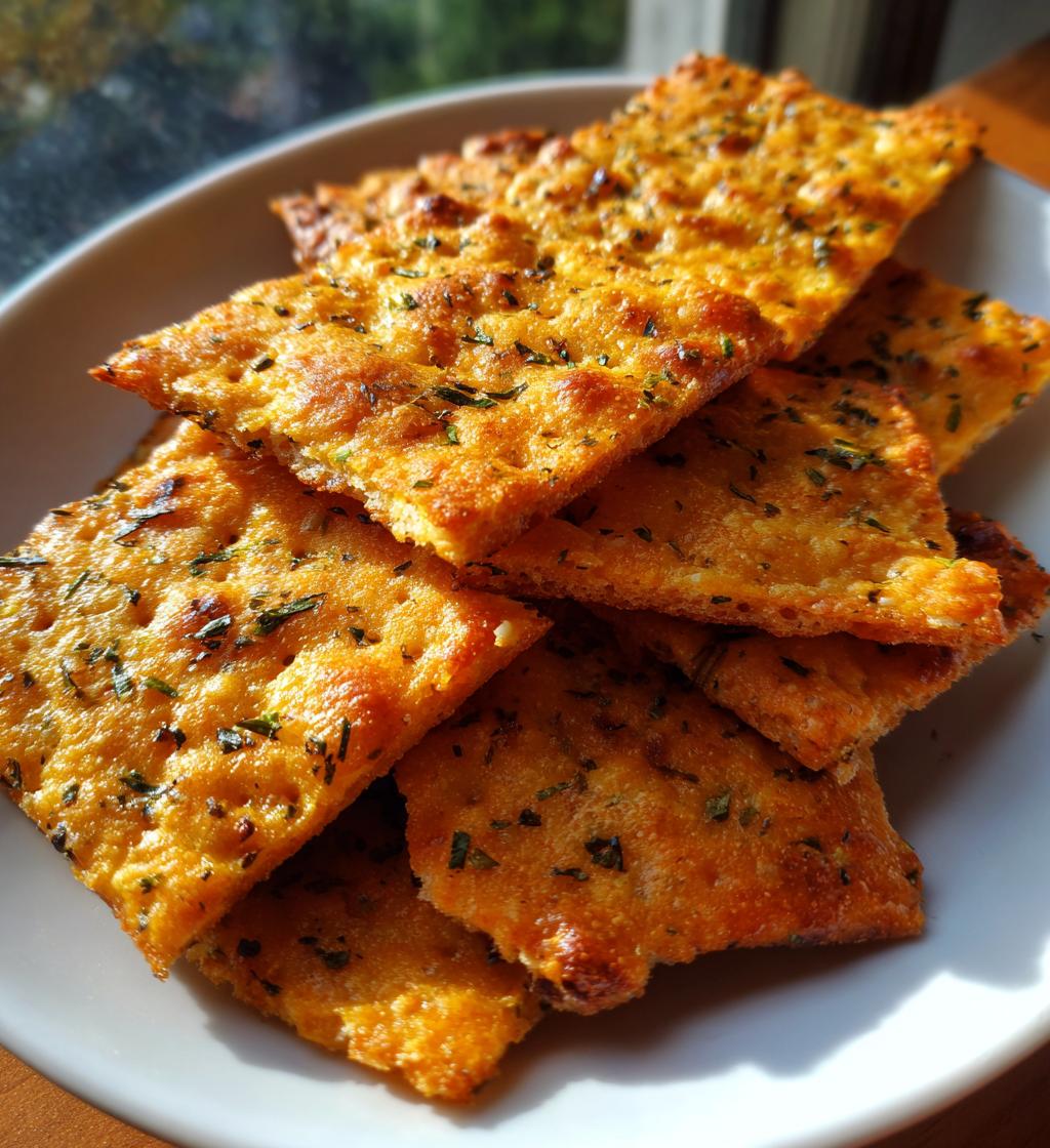 sourdough crackers - detail 1