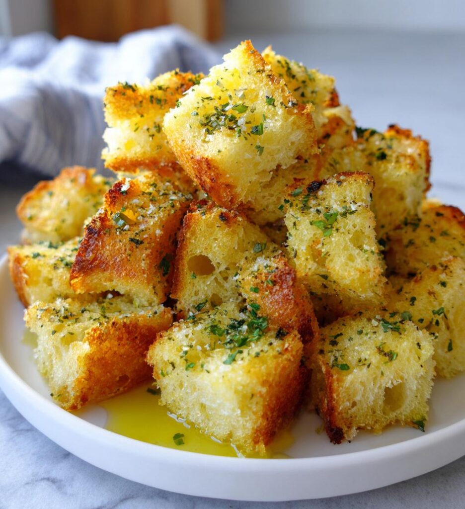 sourdough croutons