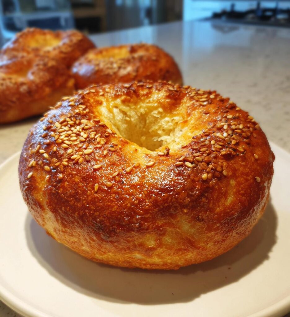 sourdough discard bagels