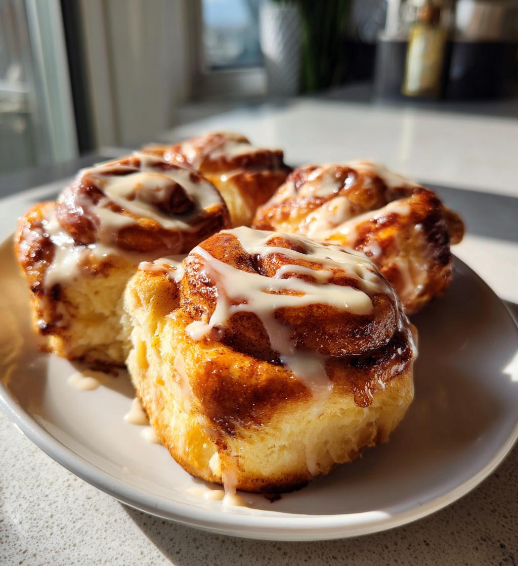 sourdough discard cinnamon rolls - detail 1