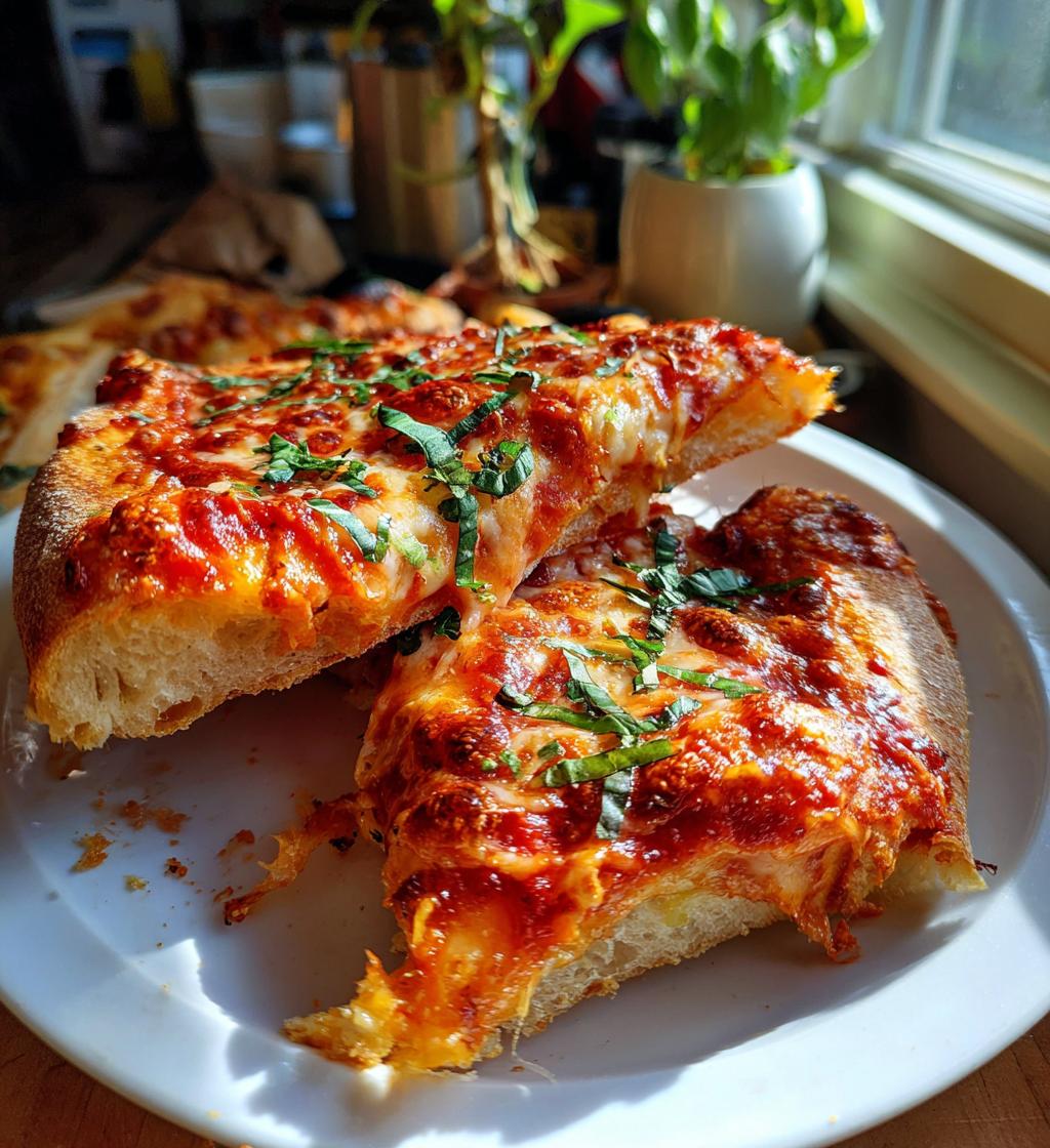 sourdough discard pizza dough - detail 1
