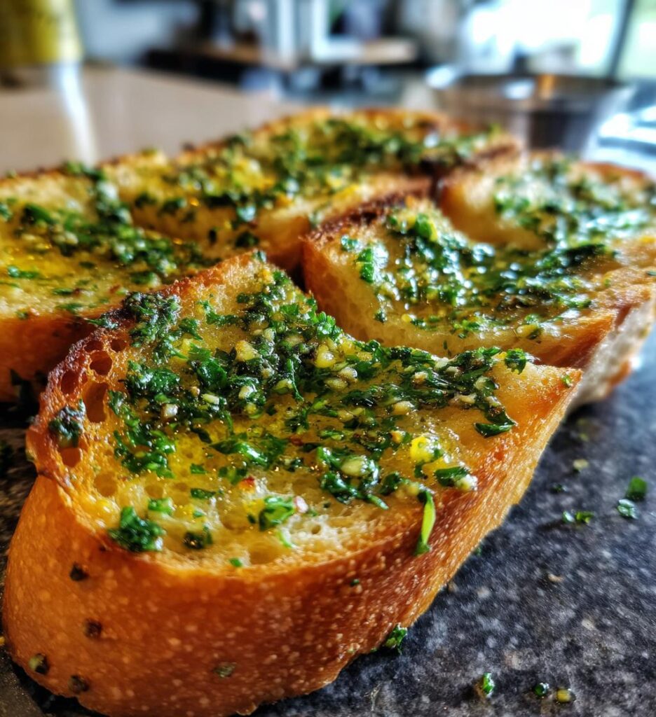sourdough garlic bread