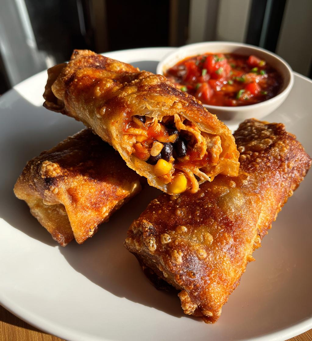 southwest egg rolls - detail 1