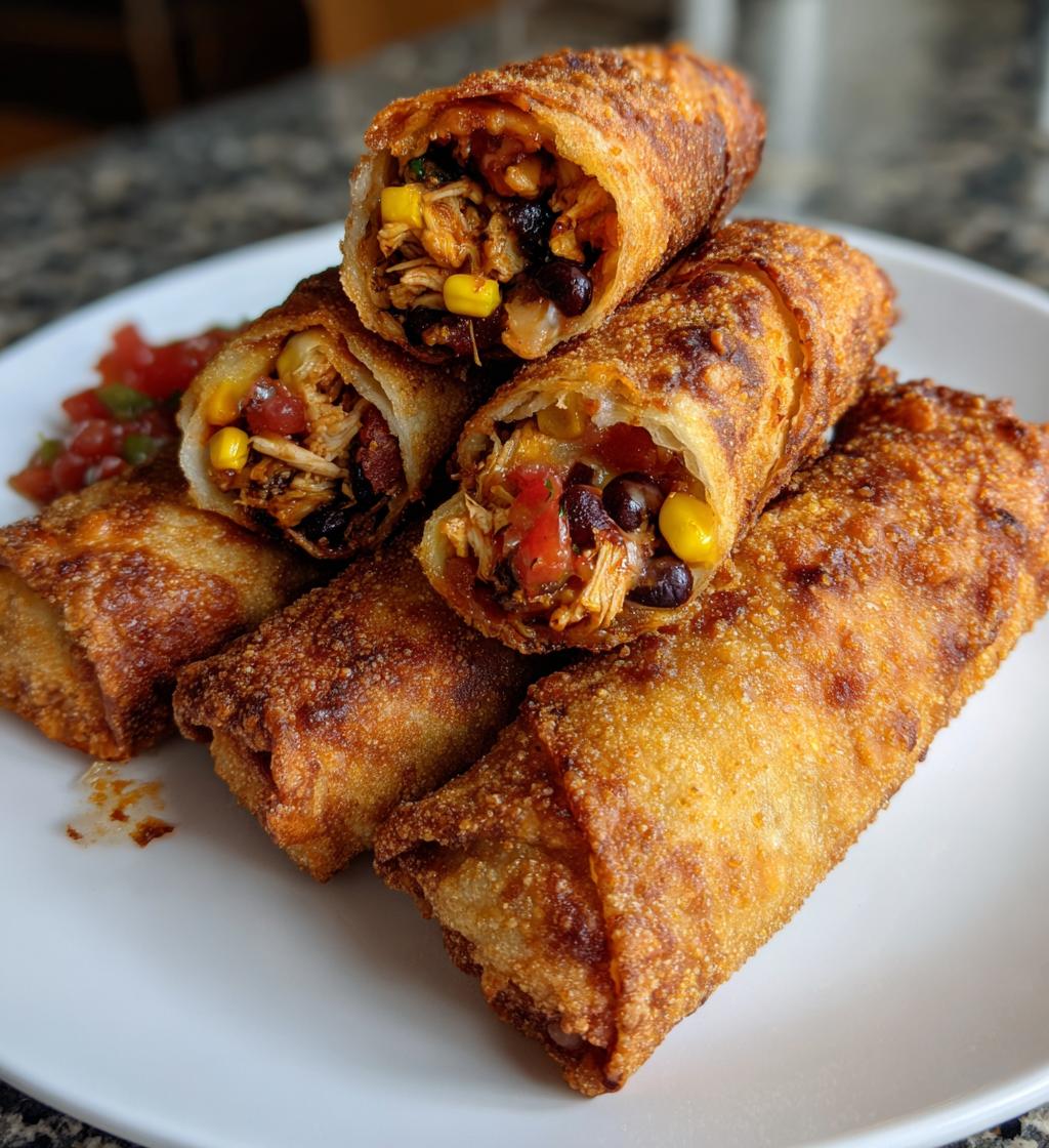 southwest egg rolls