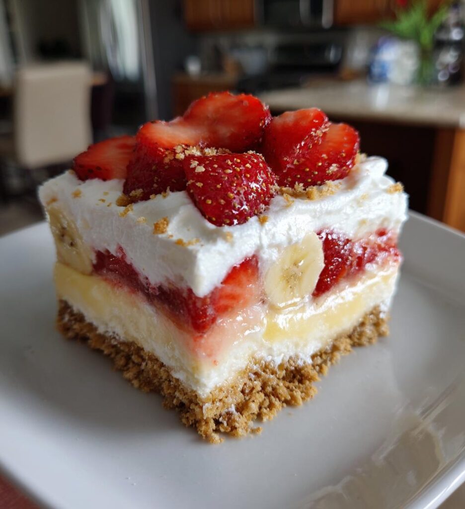 strawberry cheesecake banana pudding