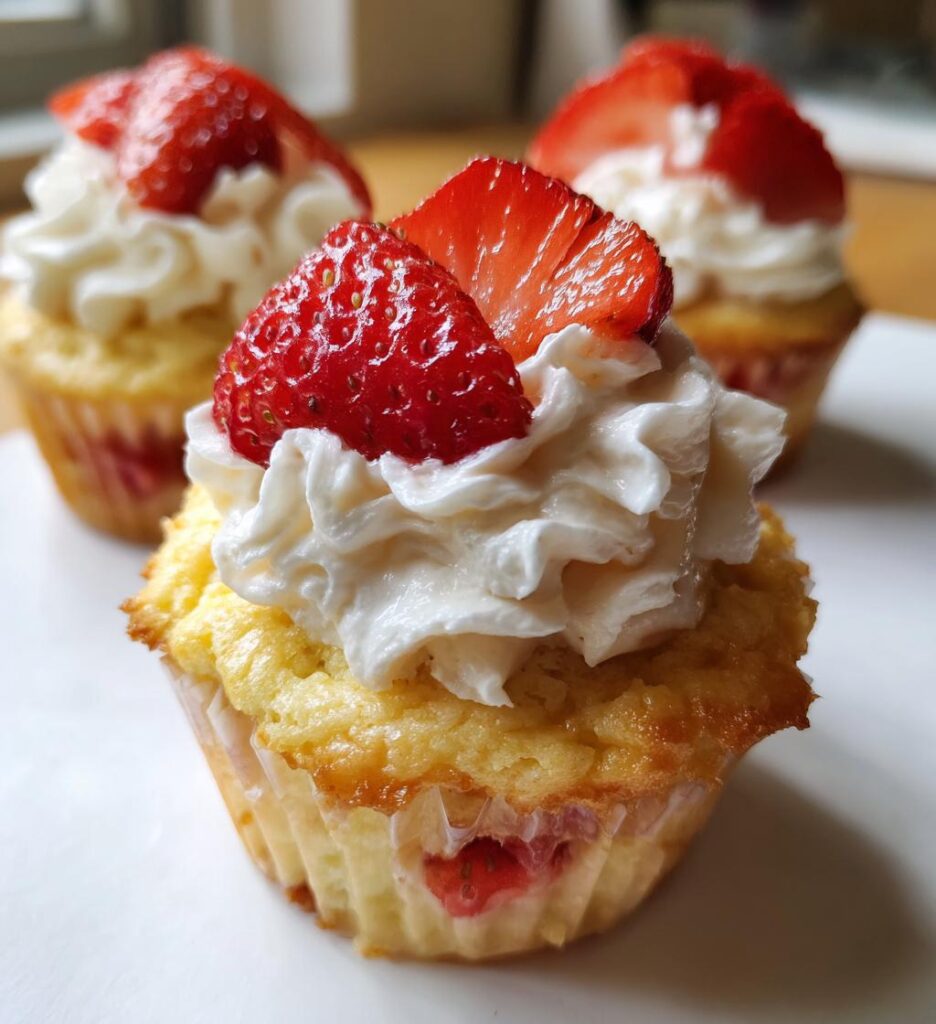 strawberry cheesecake cupcakes