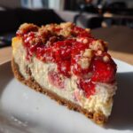 strawberry crunch cheesecake