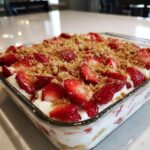strawberry crunch cheesecake salad