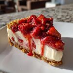 strawberry crunch churro cheesecake