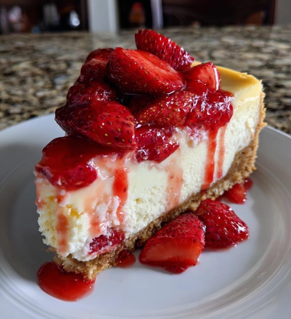 strawberry lemon cheesecake