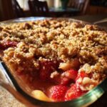 strawberry rhubarb crisp