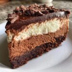 triple chocolate mousse cake