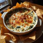 warm spinach artichoke dip