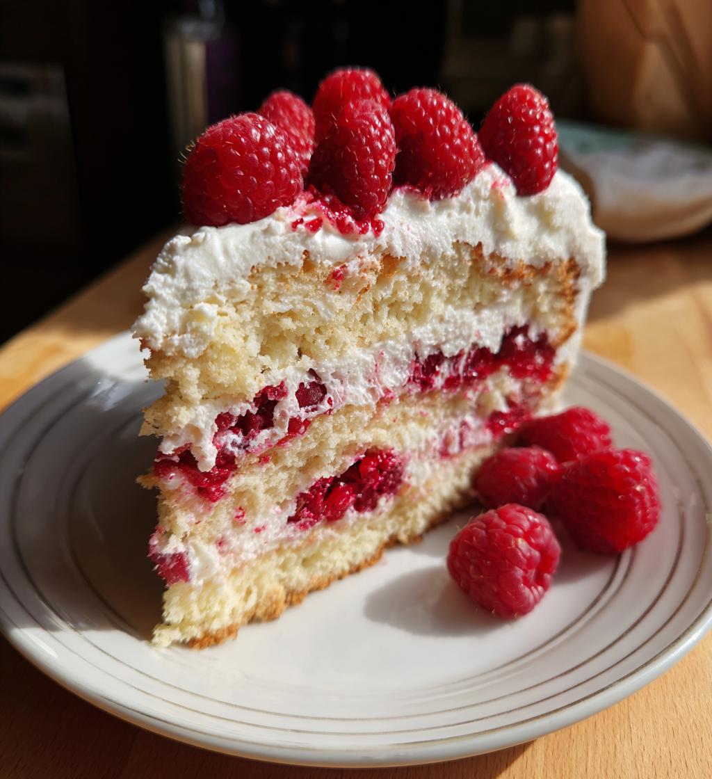 whimsical raspberry dream cake