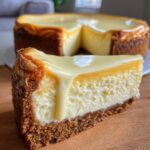 white chocolate ganache cheesecake