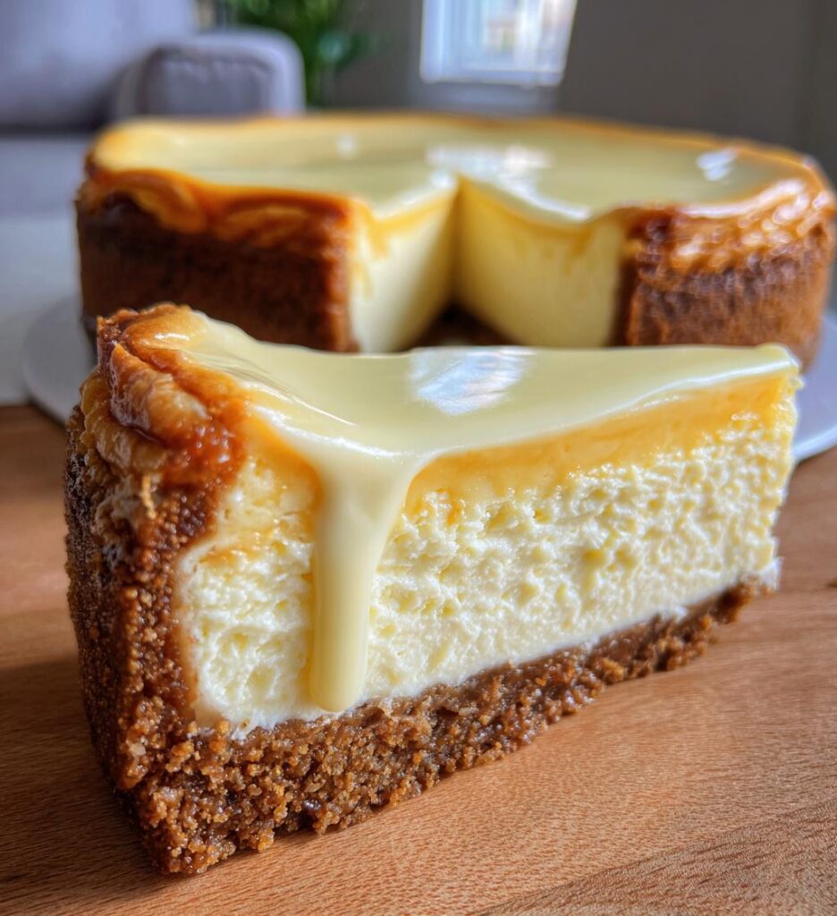 white chocolate ganache cheesecake
