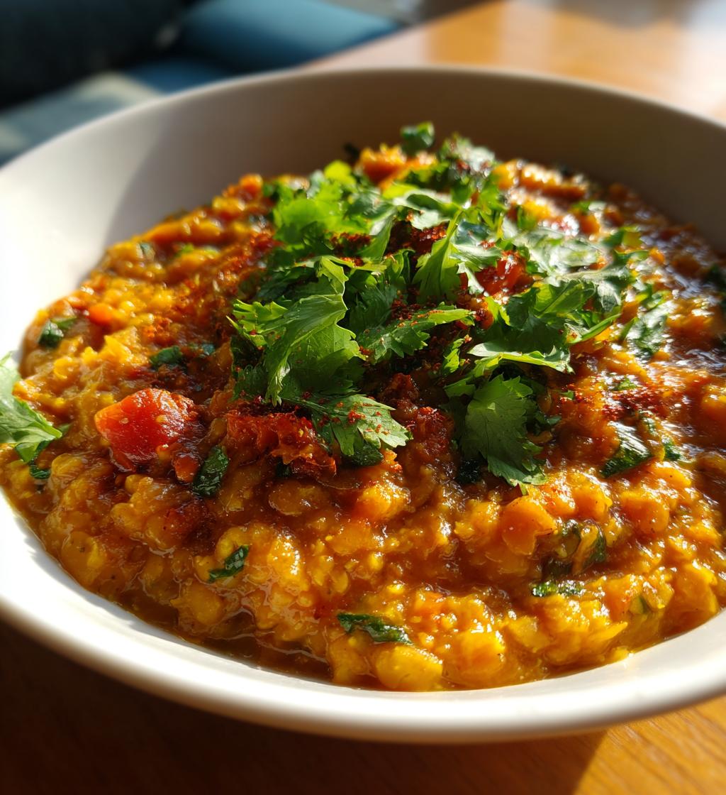 1 pot lentil dal healthy vegan recipe