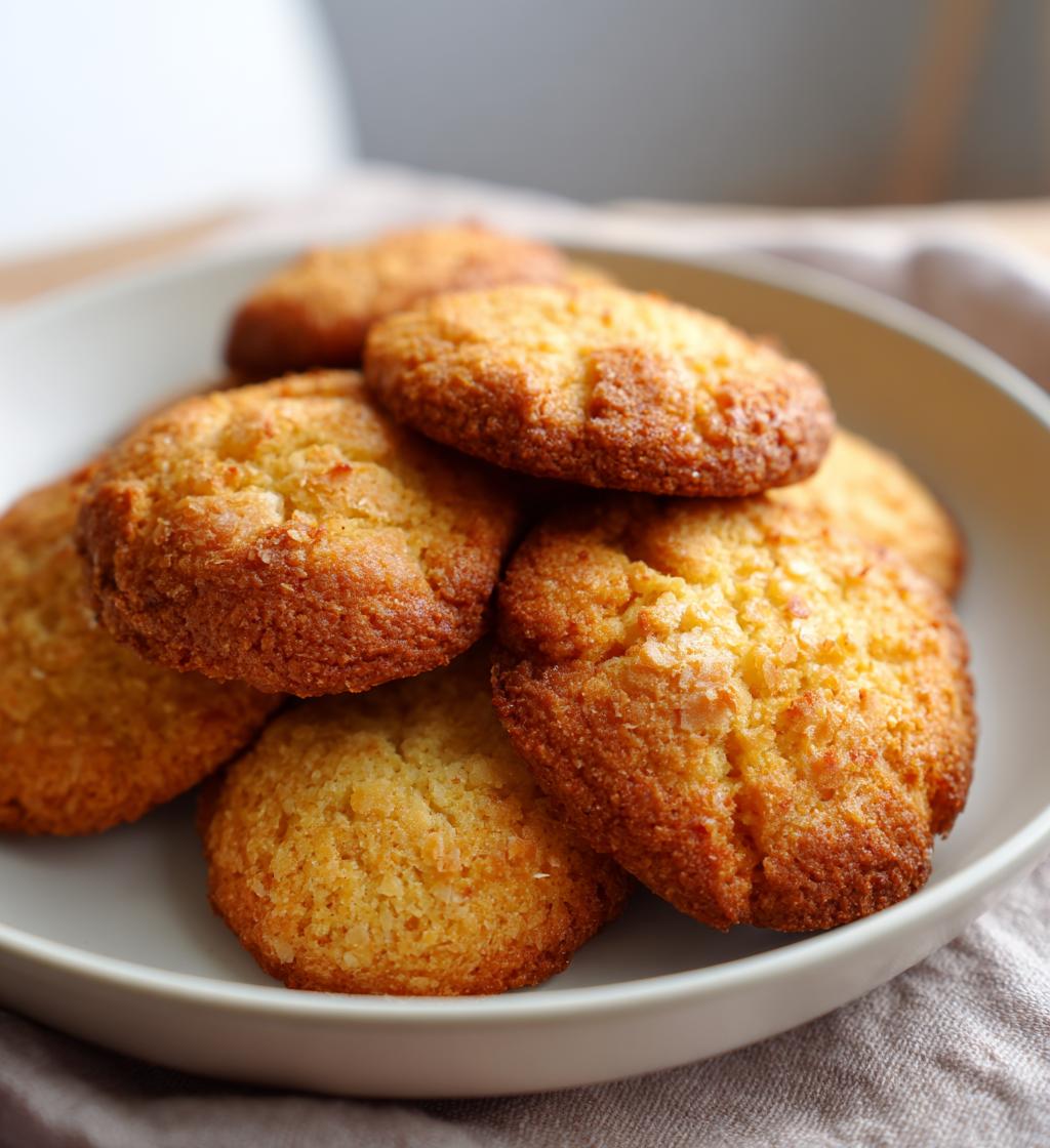 3 ingredient almond cookies - detail 1