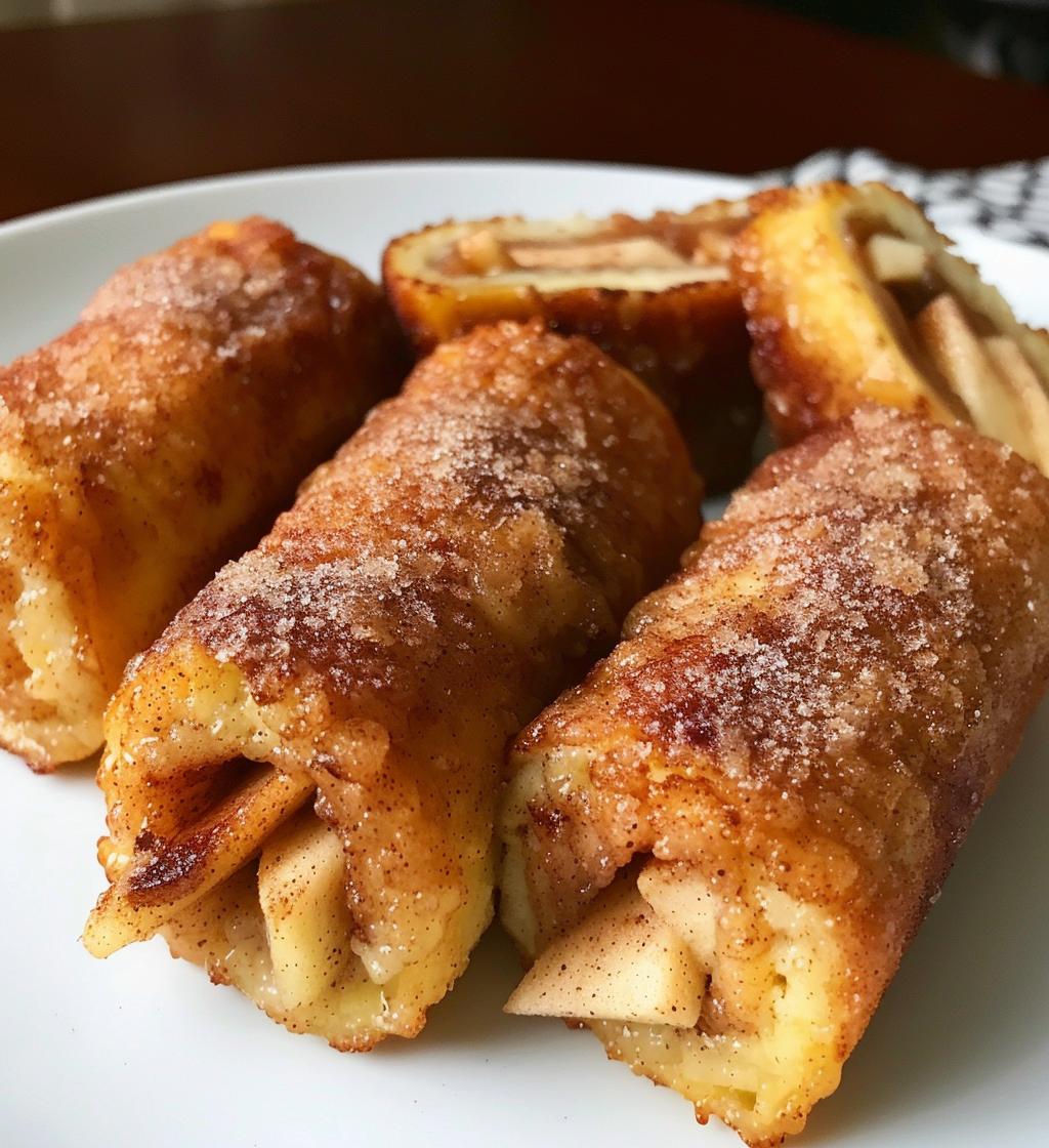 Apple Cinnamon French Toast Roll-Ups