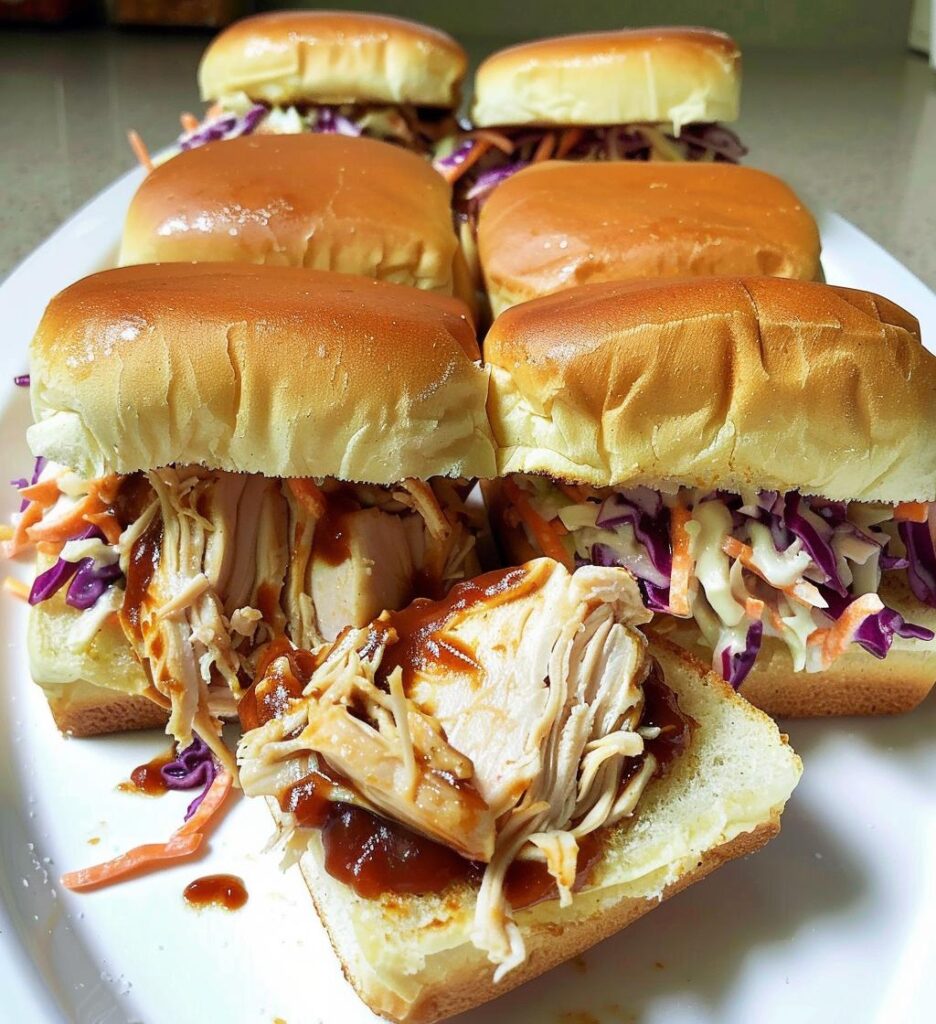 BBQ Chicken Sliders