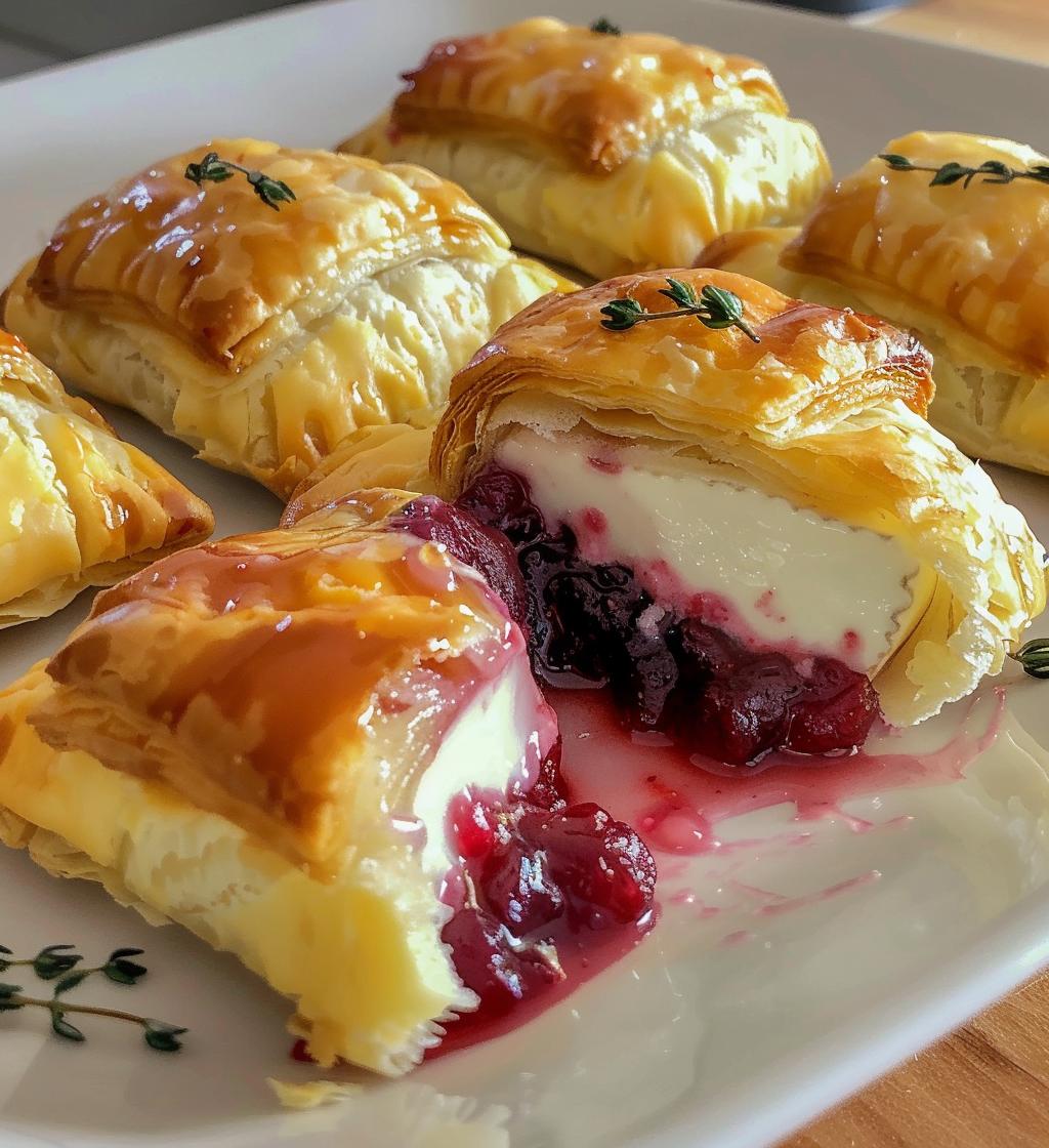 Baked Cranberry Brie Bites - detail 1