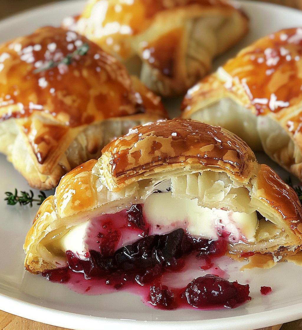 Baked Cranberry Brie Bites