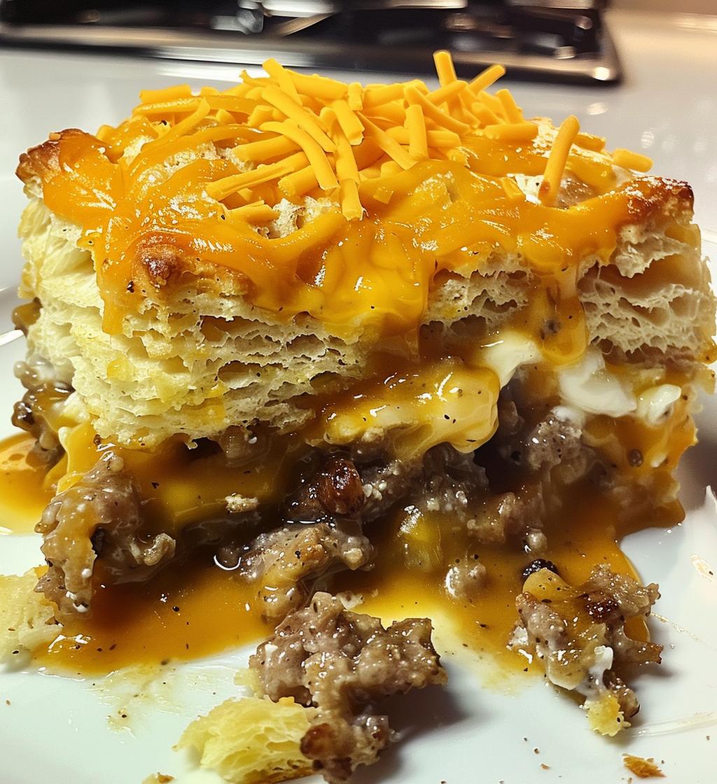 Biscuits & Gravy Breakfast Casserole - detail 1