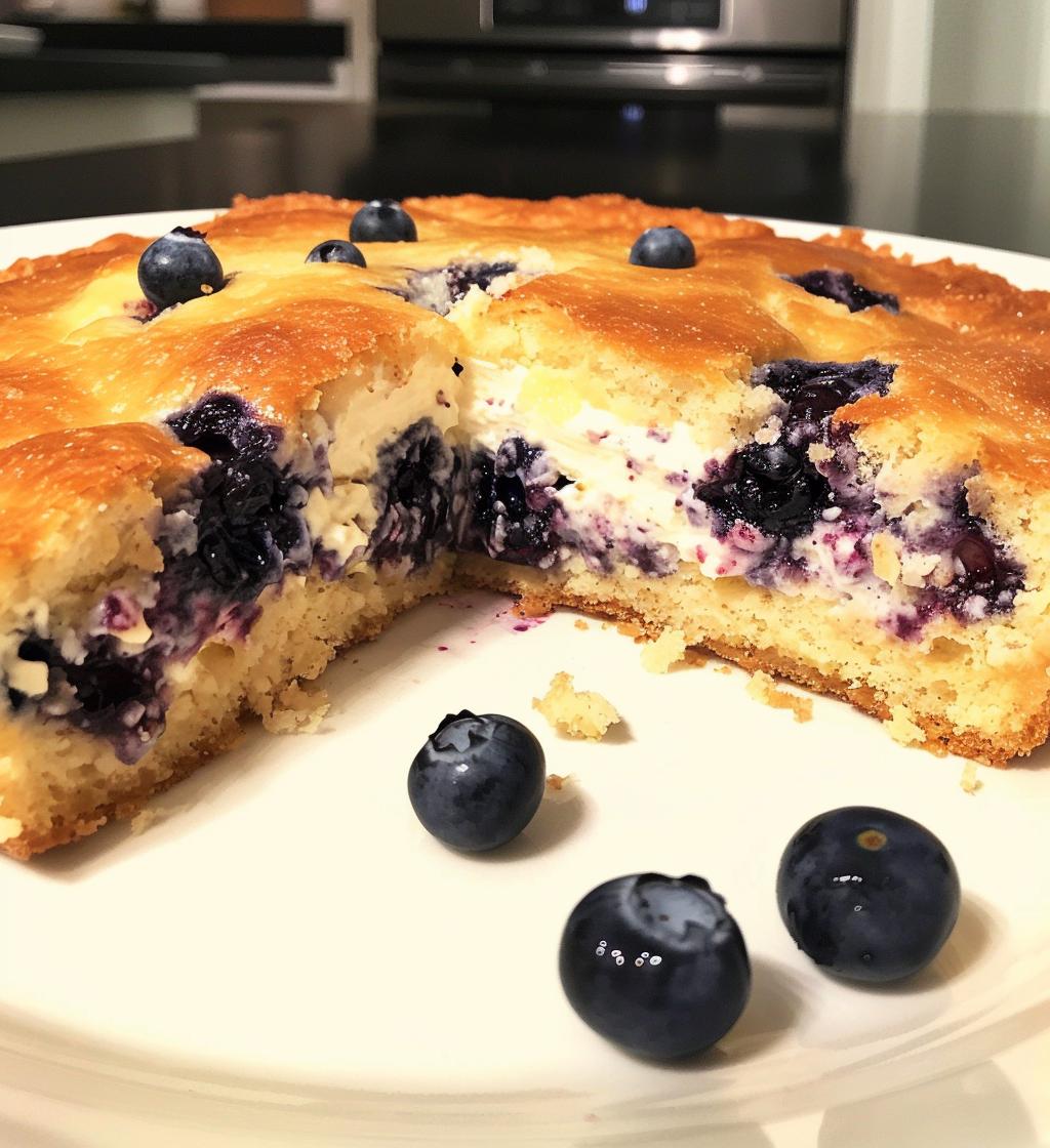 Blueberry Cream Cheese Breakfast Bake