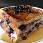 Blueberry Cream Cheese French Toast Casserole