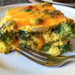 Broccoli Cheddar Egg Casserole
