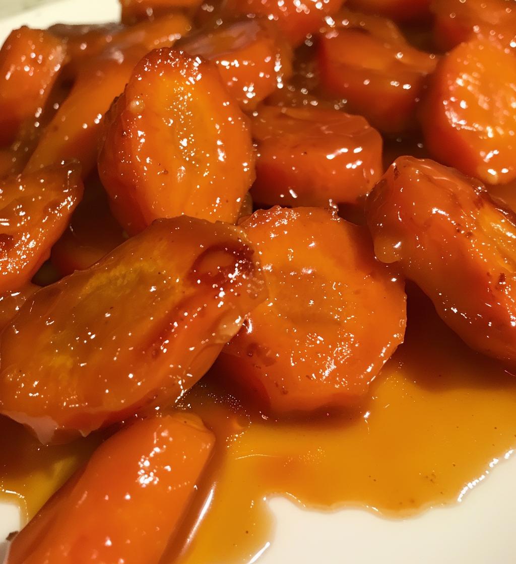 Brown Sugar Glazed Carrots - detail 1