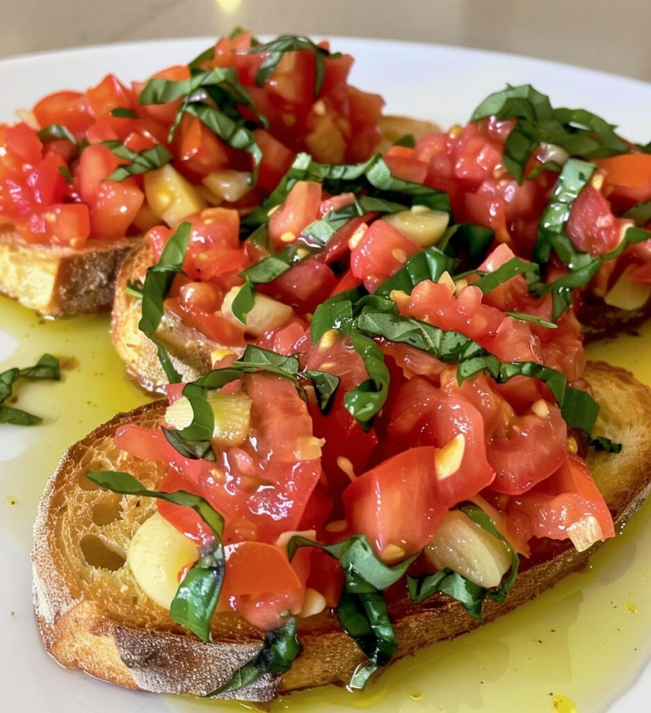 Bruschetta with Tomato & Basil