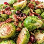 Brussels Sprouts with Cranberries & Pecans