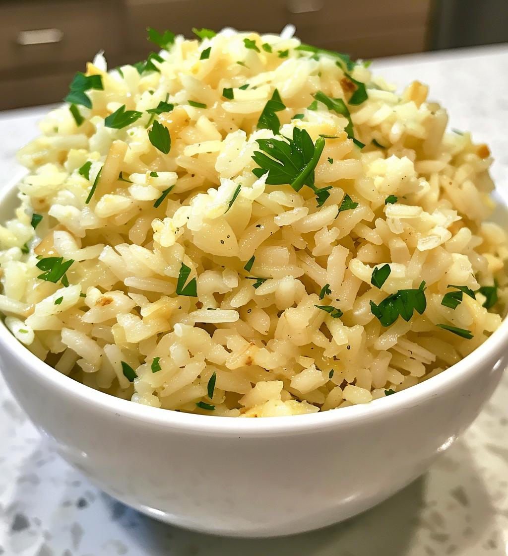 Buttery Garlic Rice - detail 1
