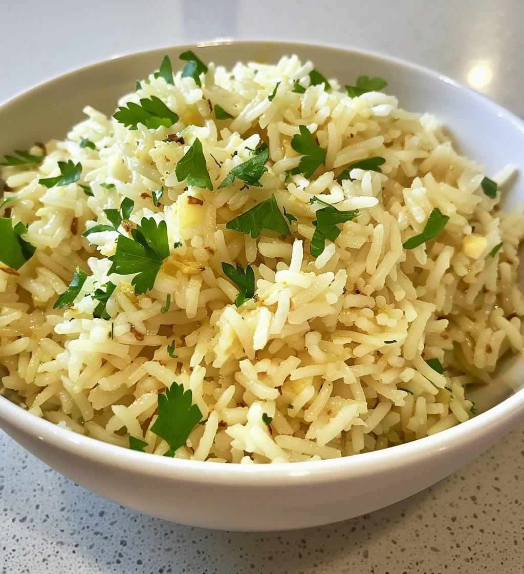 Buttery Garlic Rice