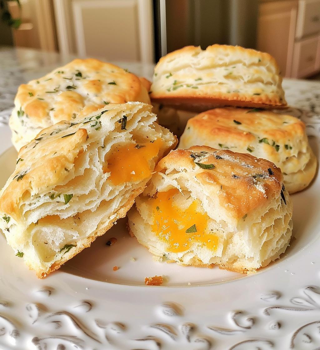 Cheddar Herb Biscuits - detail 1