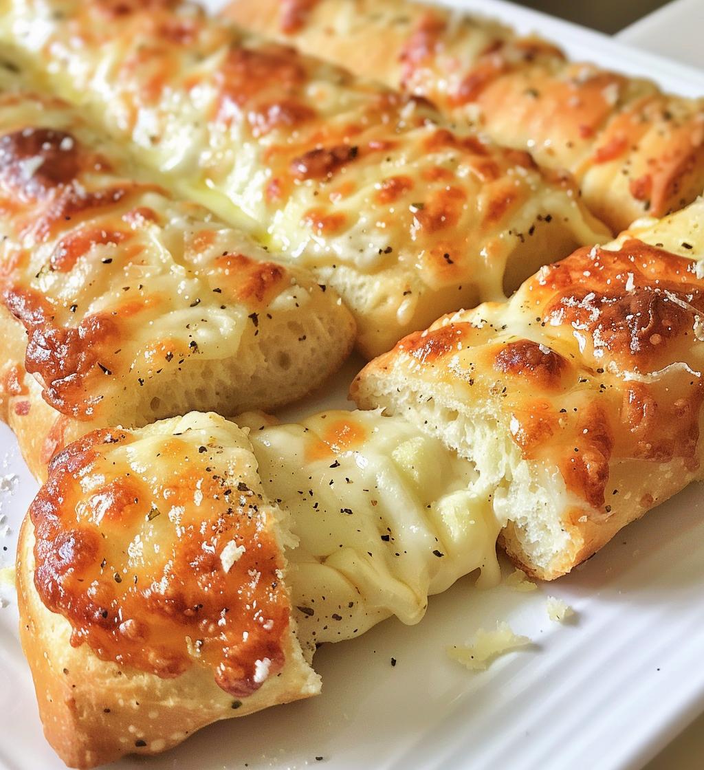 Cheesy Garlic Breadsticks - detail 1