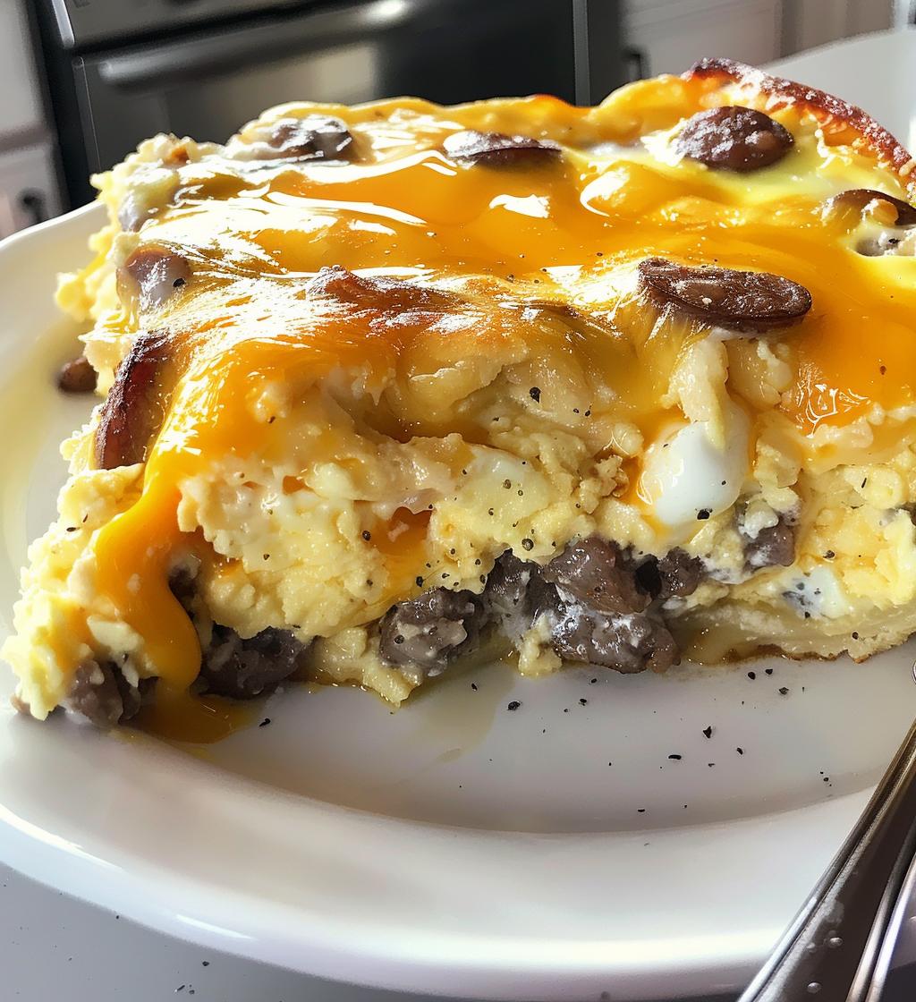 Cheesy Sausage & Egg Breakfast Casserole - detail 1