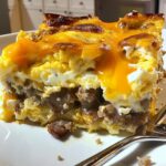 Cheesy Sausage & Egg Breakfast Casserole