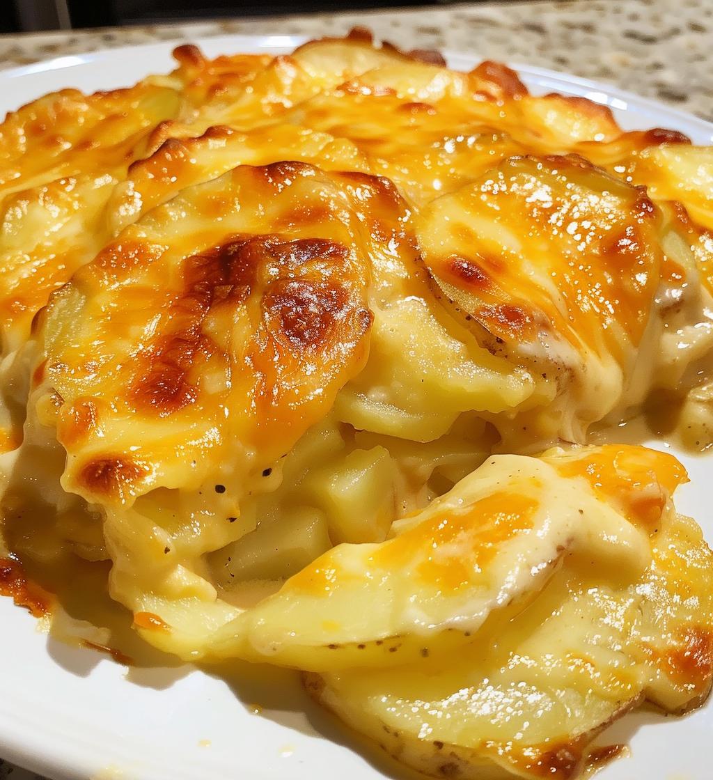 Cheesy Scalloped Potatoes - detail 1