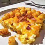 Cheesy Tater Tot Breakfast Casserole