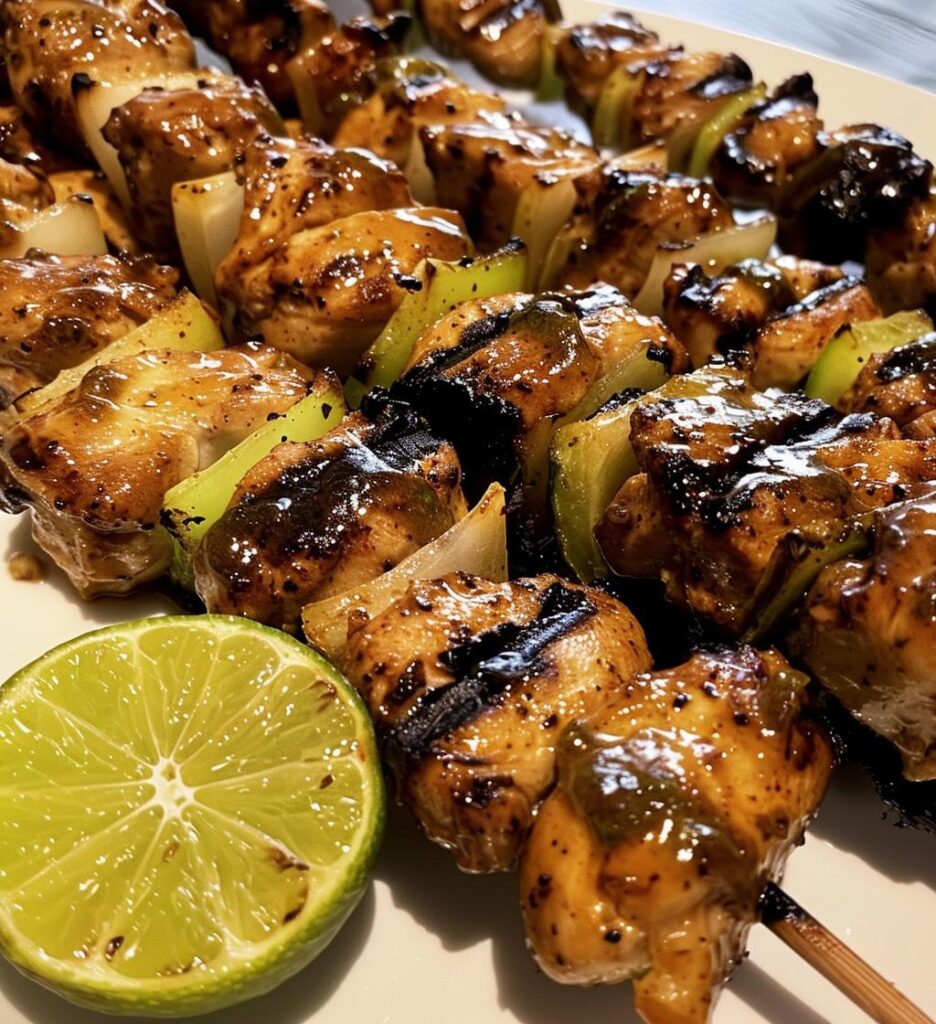 Chili Lime Chicken Skewers