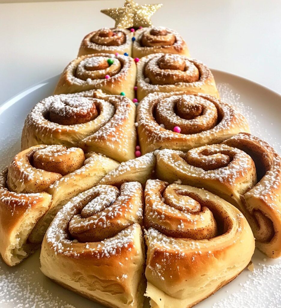 Cinnamon Roll Christmas Tree