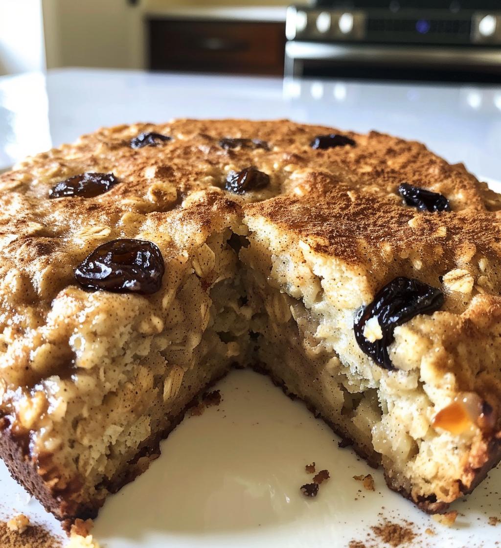 Cinnamon Spice Oatmeal Bake - detail 1