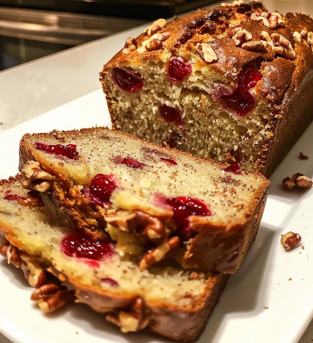 Cranberry Walnut Bread - detail 1
