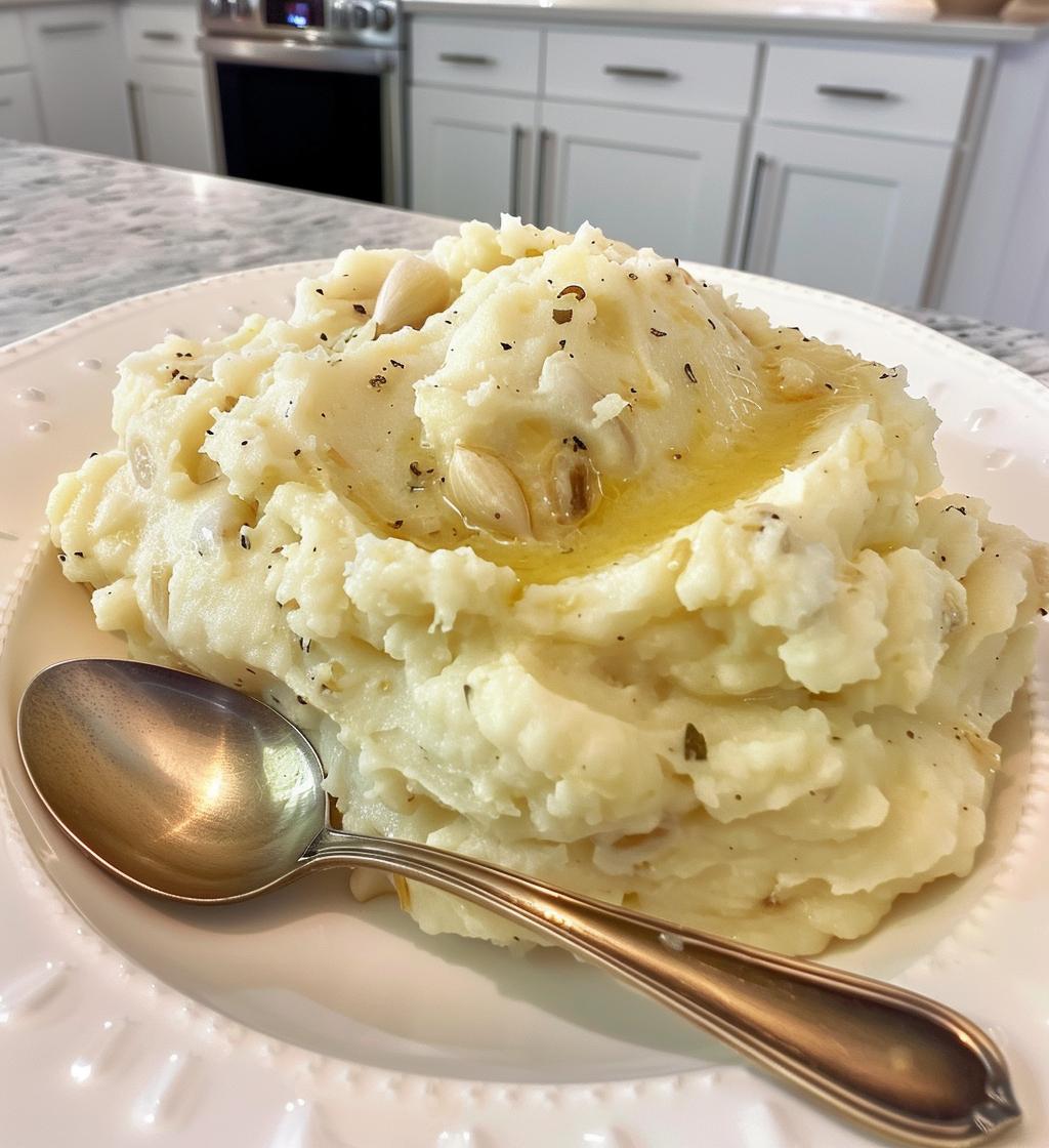 Creamy Garlic Mashed Potatoes - detail 1