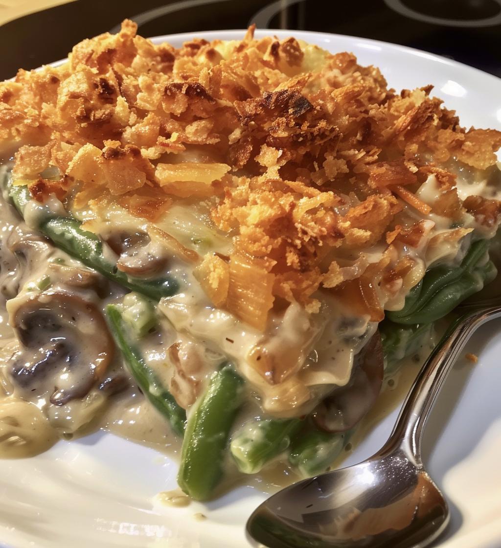 Creamy Green Bean Casserole - detail 1