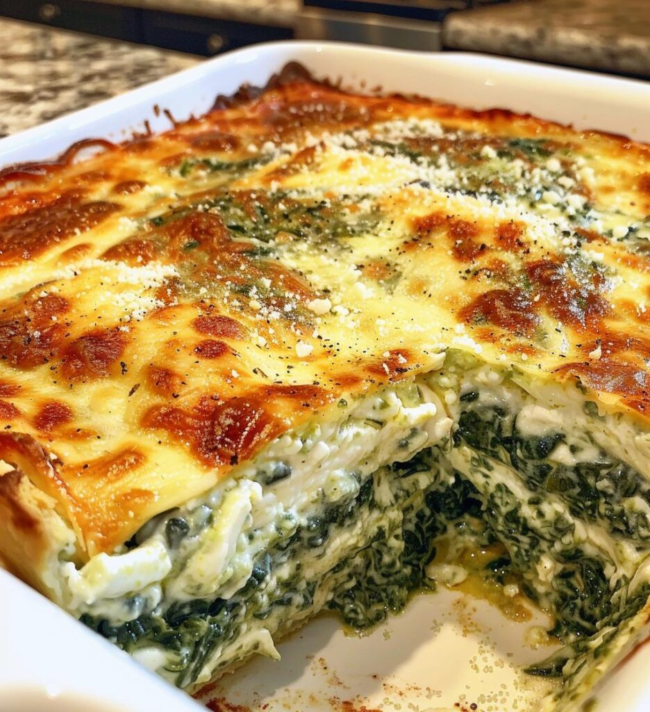 Creamy Spinach Bake