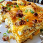 Croissant Breakfast Casserole