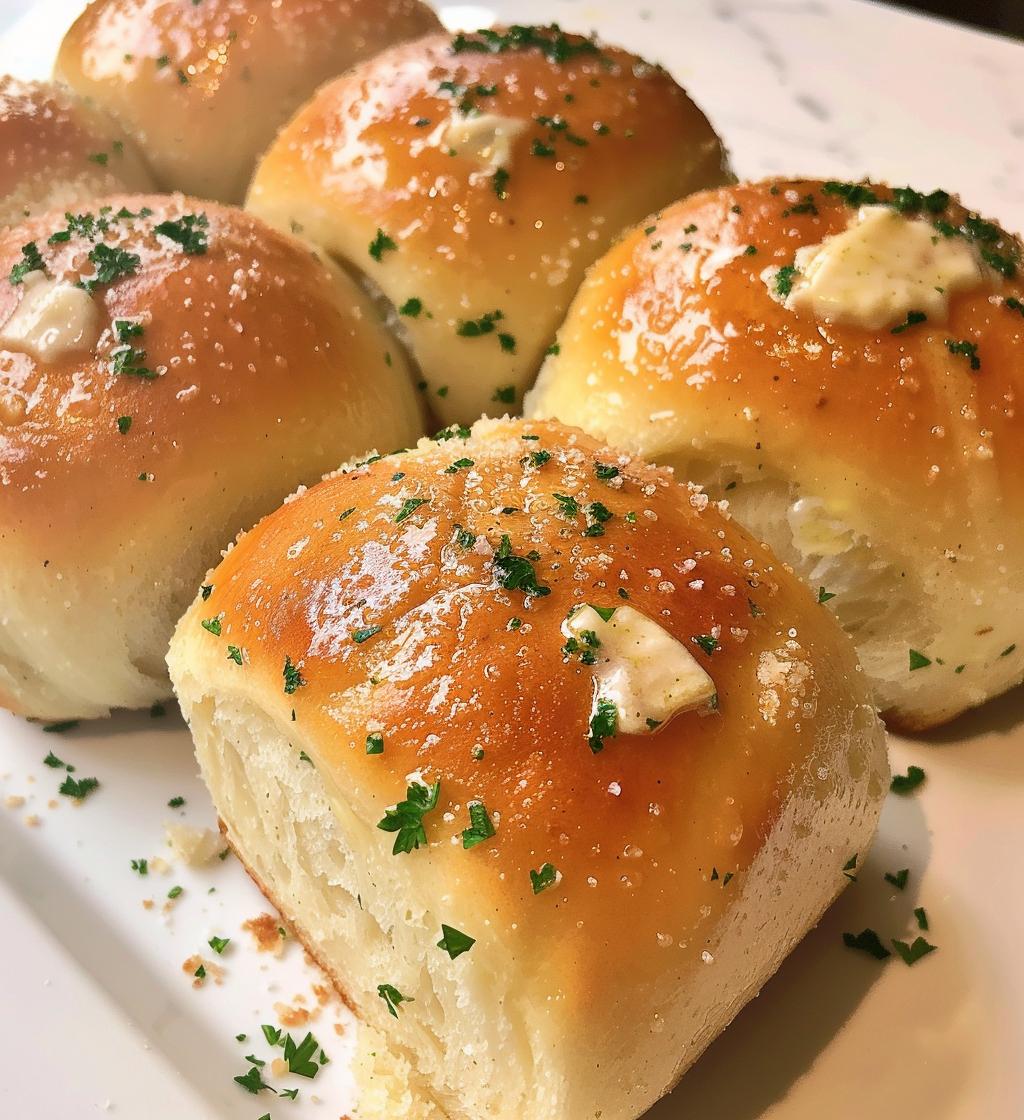 Garlic Butter Dinner Rolls - detail 1
